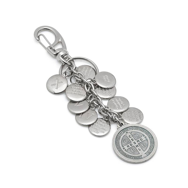 Chaveiro 10 Mandamentos – Ouro Velho ou Níquel