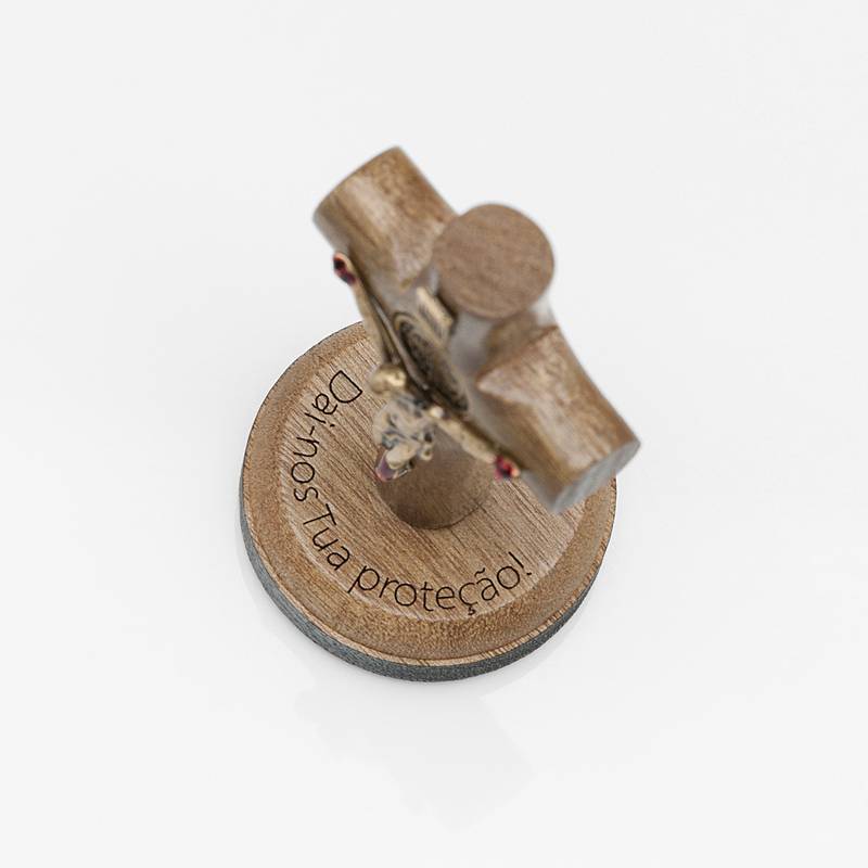 Crucifixo São Bento para Painel de Carro