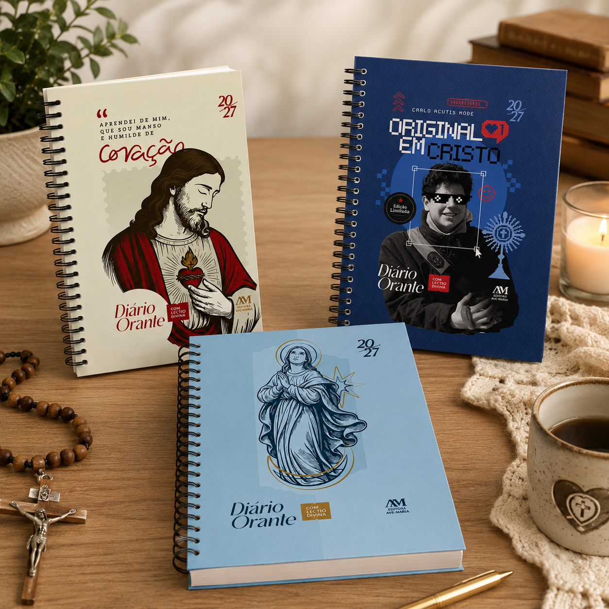 Agenda, Planner, Diário Biblico e Itinerário