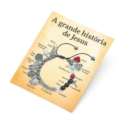 Pulseira Regulável – A História de Jesus