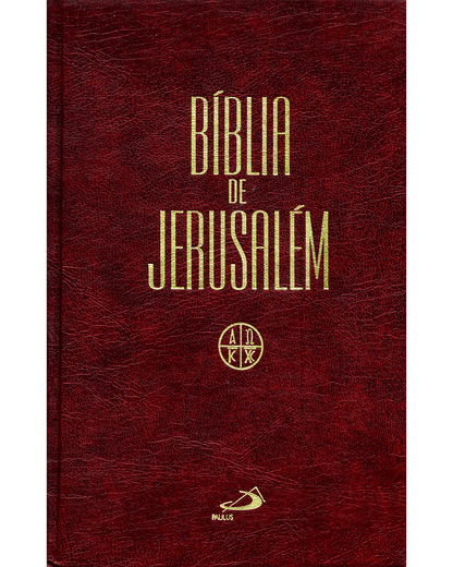 Bíblia de Jerusalém – Média com Zíper | Vinho