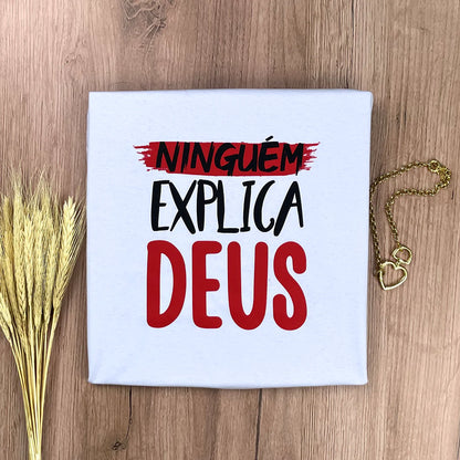 Women's T-Shirt - White - Nobody Explains God