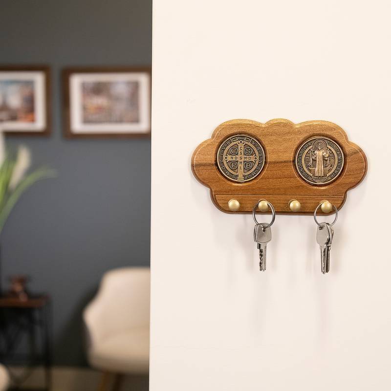 Porta-Chaves de Madeira – São Bento