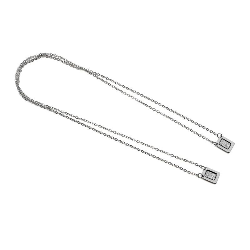 Escapulário Aço Inox – Escapulário Carmo Essência Pequeno
