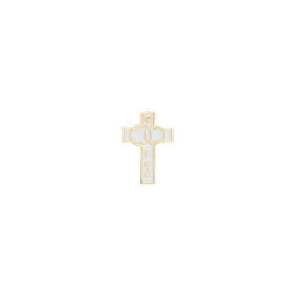 Botom ECC Dourado com Cruz – Encontro de Casais com Cristo