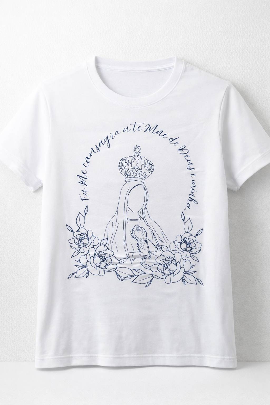 Camiseta Consagração a Maria – Mãe de Deus e Minha (Unisex)