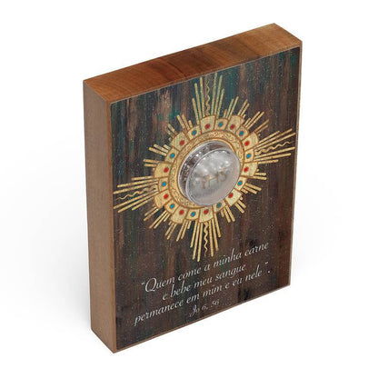 Lembrança de Eucaristia – Ostensório com Terço