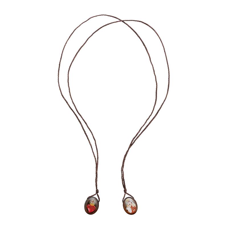 Escapulário Infantil com Folheto – Nossa Senhora do Carmo