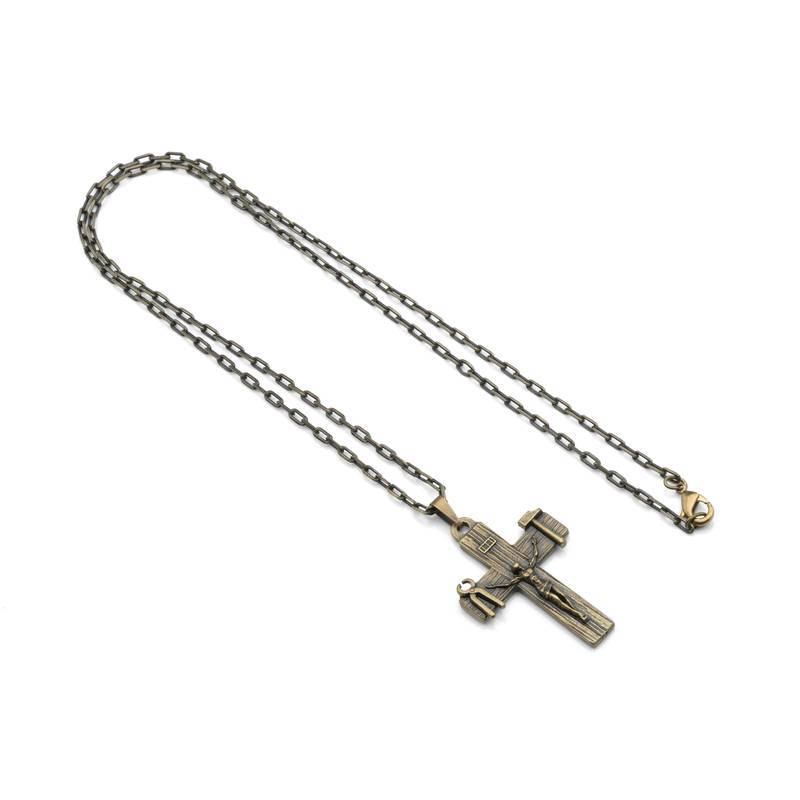 Colar Cruz Nossa Senhora de La Salette – Corrente Clássica