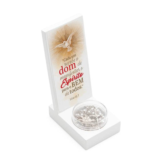 Lembrança de Crisma – Branca com Terço