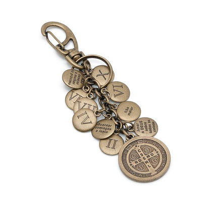 Chaveiro 10 Mandamentos – Ouro Velho ou Níquel