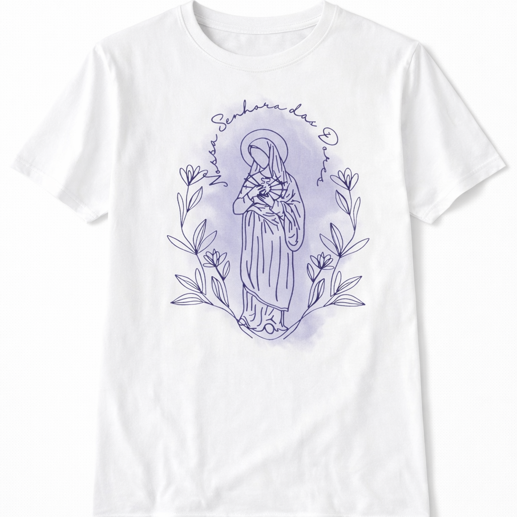 Camiseta Nossa Senhora das Dores – Mãe que Sofre e Ama (Unisex)