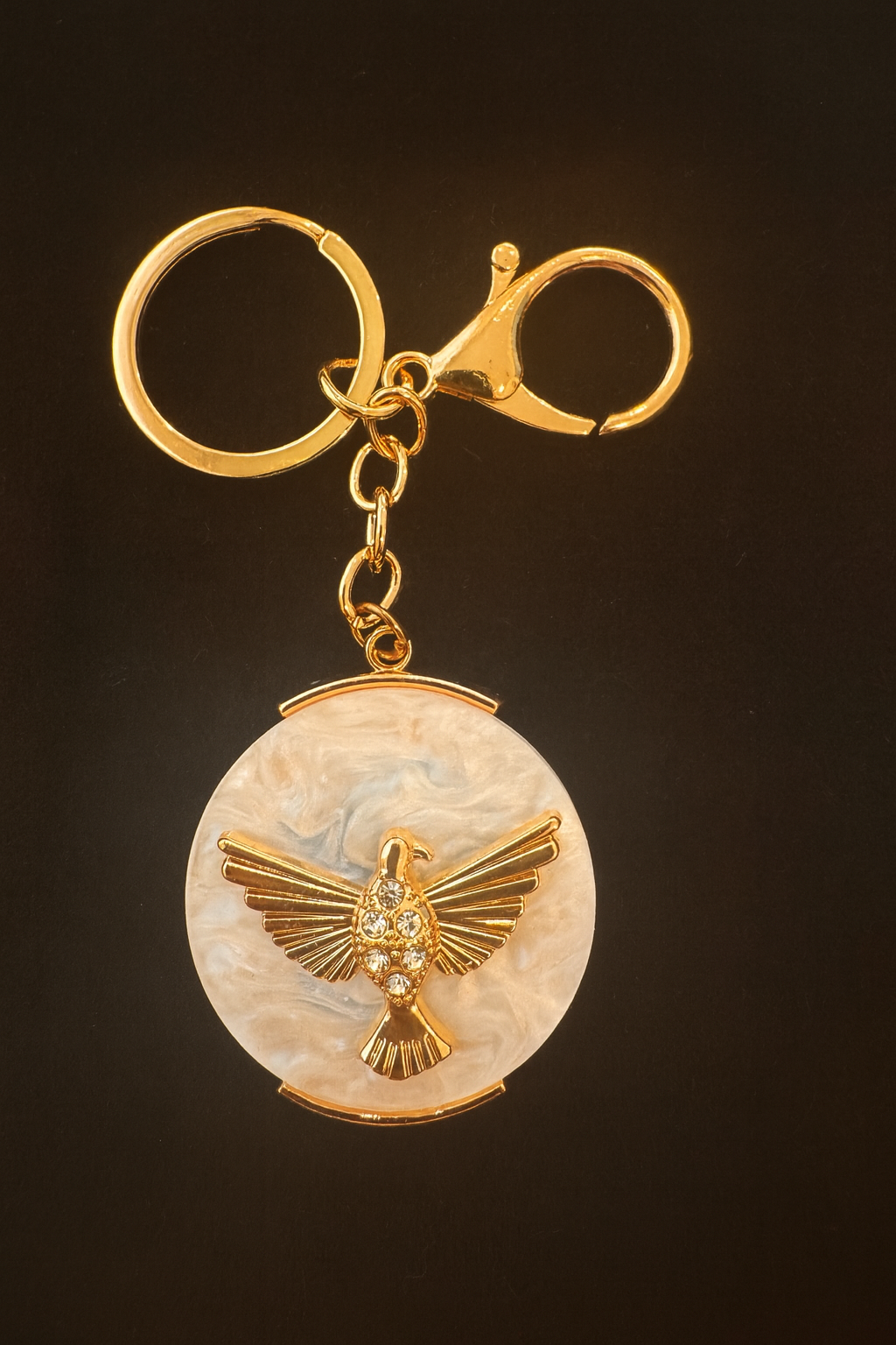 Chaveiro Espírito Santo Madrepérola