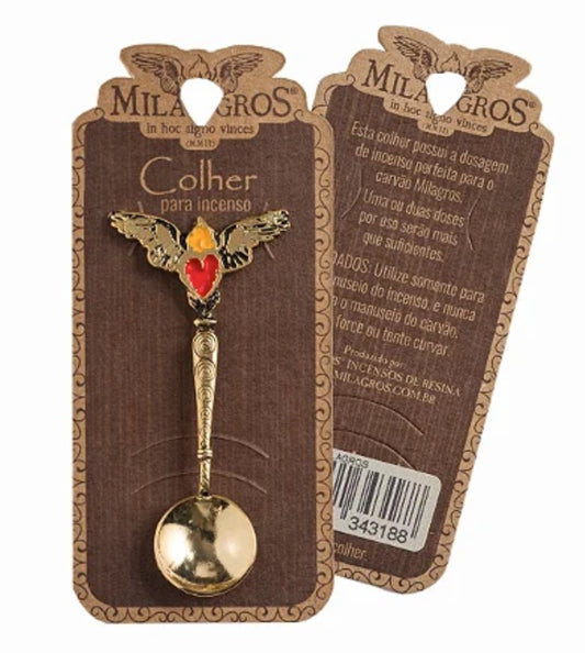 Colher Pequena Milagros – Prata ou Dourada
