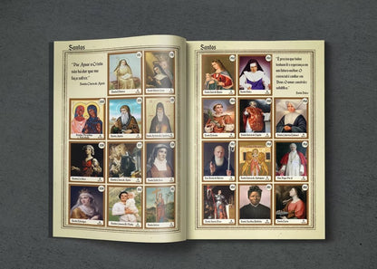 Álbum com 5 Pacotes de Figurinhas - Castelo Interior