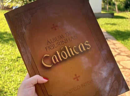 Álbum com 5 Pacotes de Figurinhas - Castelo Interior