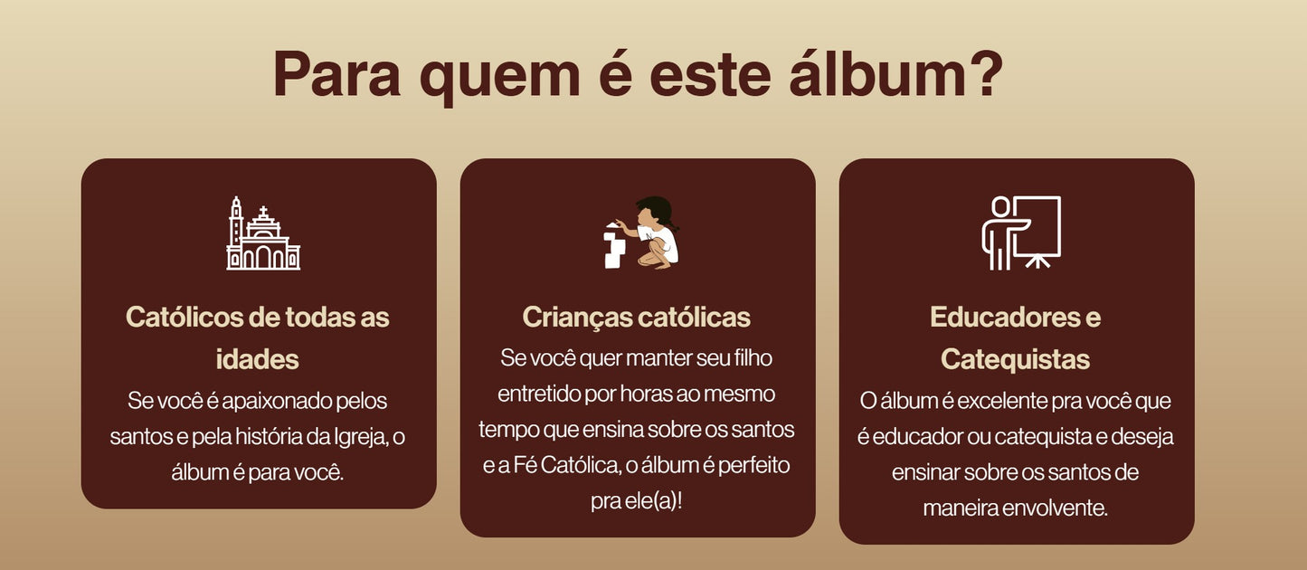 Álbum com 5 Pacotes de Figurinhas - Castelo Interior