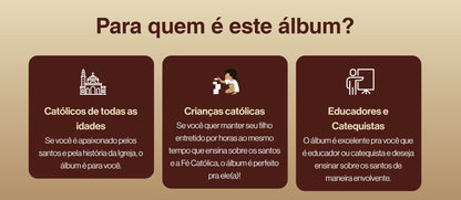Álbum Completo com Todas as Figurinhas - Castelo Interior