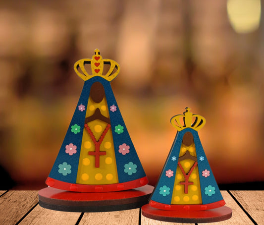 Nossa Senhora Aparecida Coroa – Tamanhos P e Mini