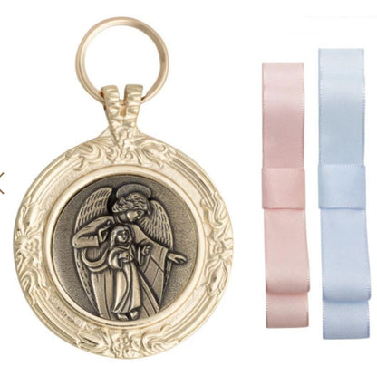 Medalhão de Berço Anjo Protetor