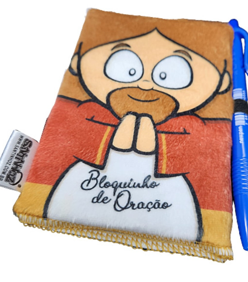 Bloco de Oração Pelúcia – Jesus ou Nossa Senhora Aparecida