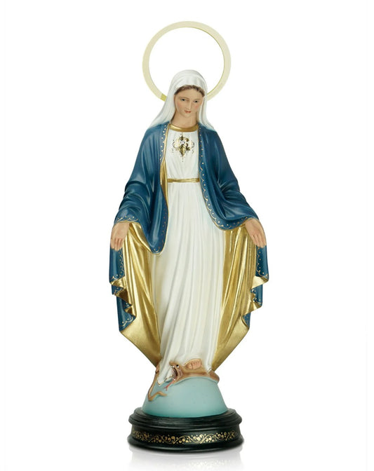 Imagem Nossa Senhora das Graças com Auréola – Medianeira de Todas as Graças (30cm)