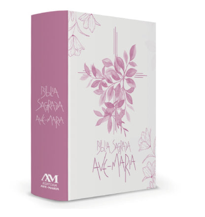 Bíblia Sagrada Ave-Maria – Capa Flores Rosa
