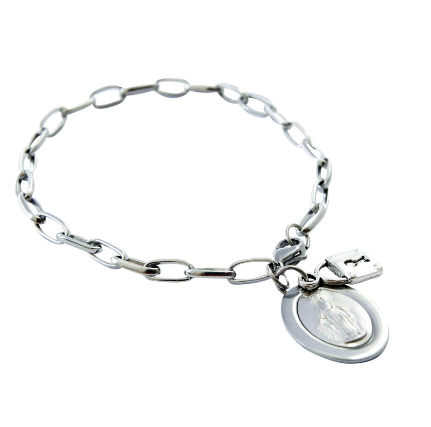 Pulseira Consagração Nossa Senhora das Graças com Cadeado