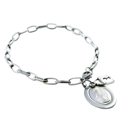 Pulseira Consagração Nossa Senhora das Graças com Cadeado