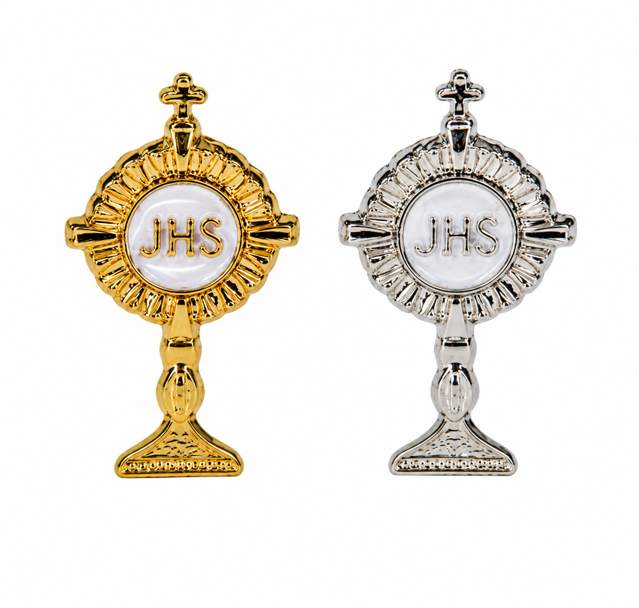 Bóton Ostensório JHS – Dourado ou Prateado