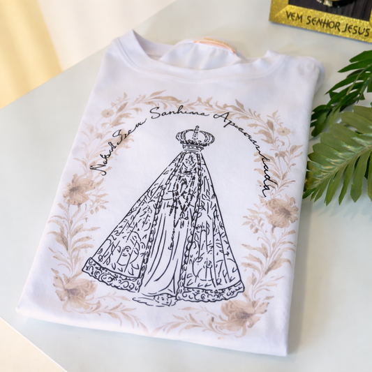 Camiseta Nossa Senhora Aparecida – Padroeira do Brasil (Unisex)
