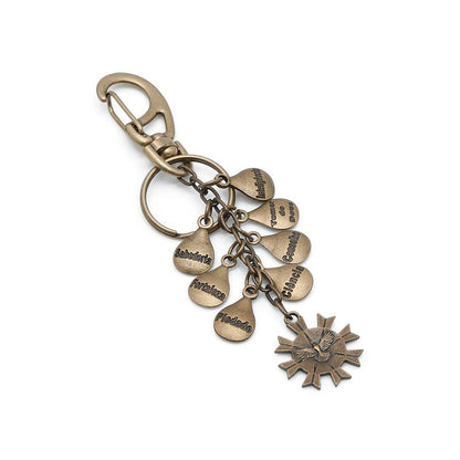 Chaveiro 7 Dons do Espírito Santo com Raios