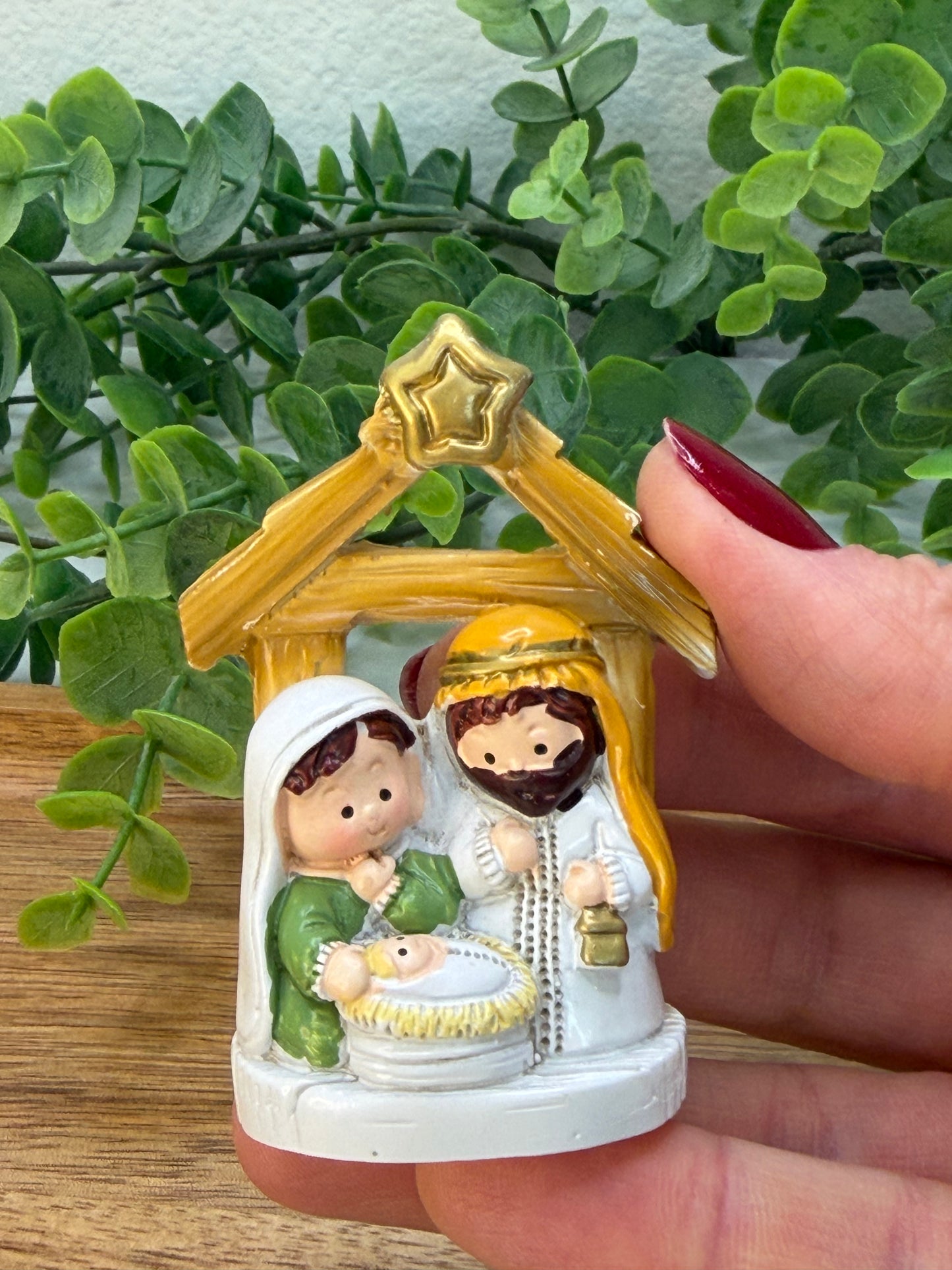 Sagrada Família de Nazaré em Resina 