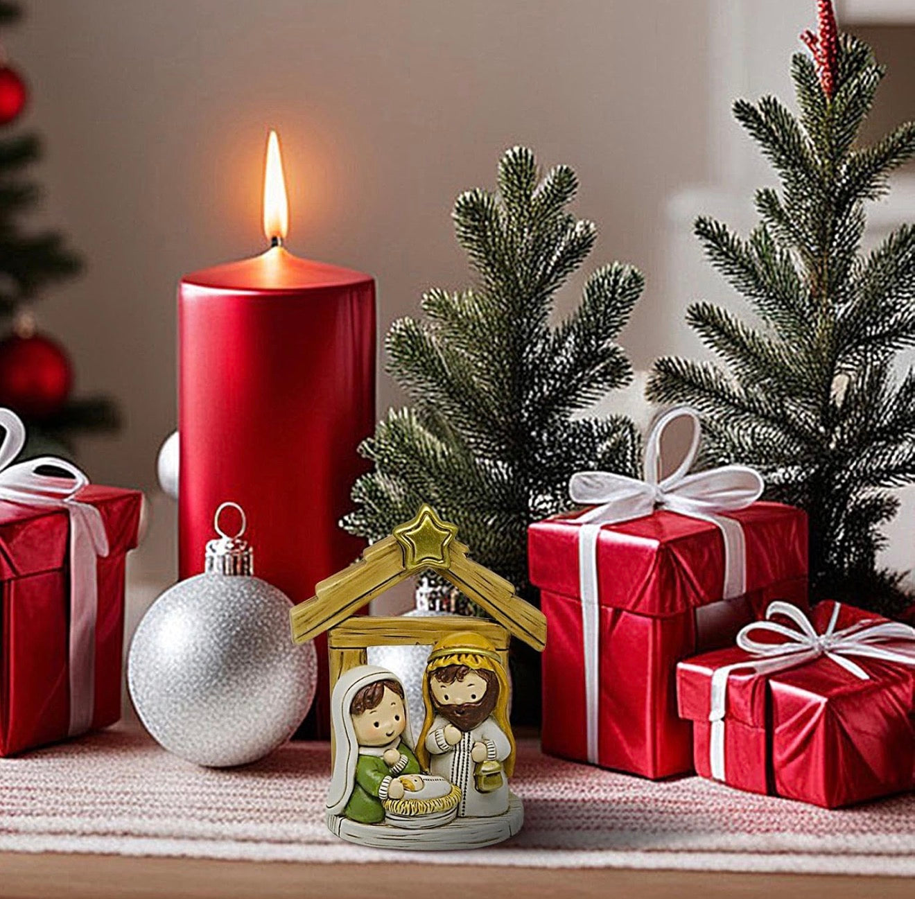 Sagrada Família de Nazaré em Resina 