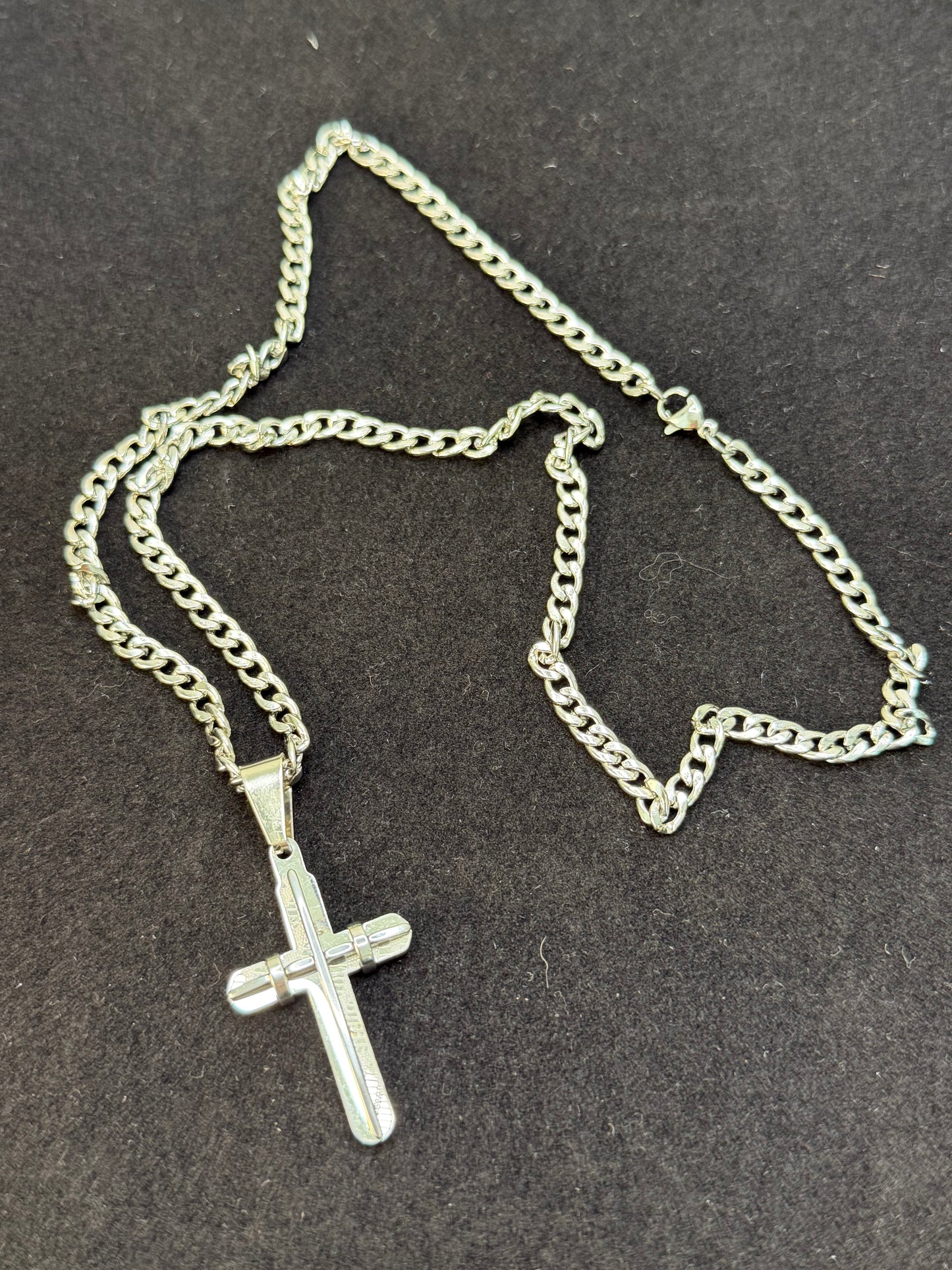 Corrente Masculina Crucifixo