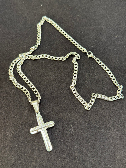 Corrente Masculina Crucifixo