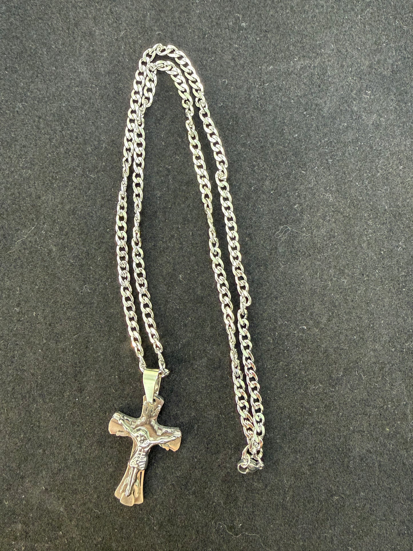 Corrente Masculina Crucifixo