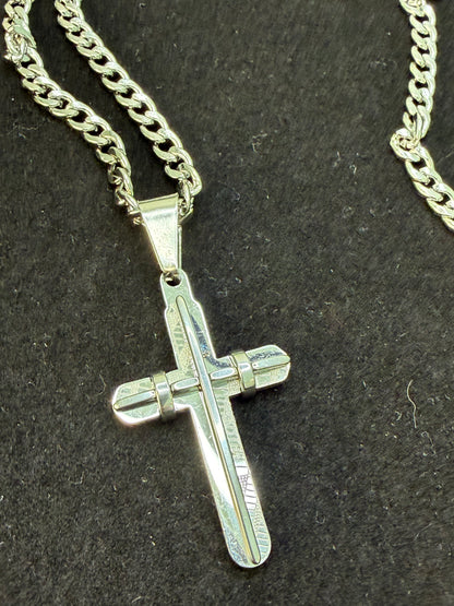 Corrente Masculina Crucifixo