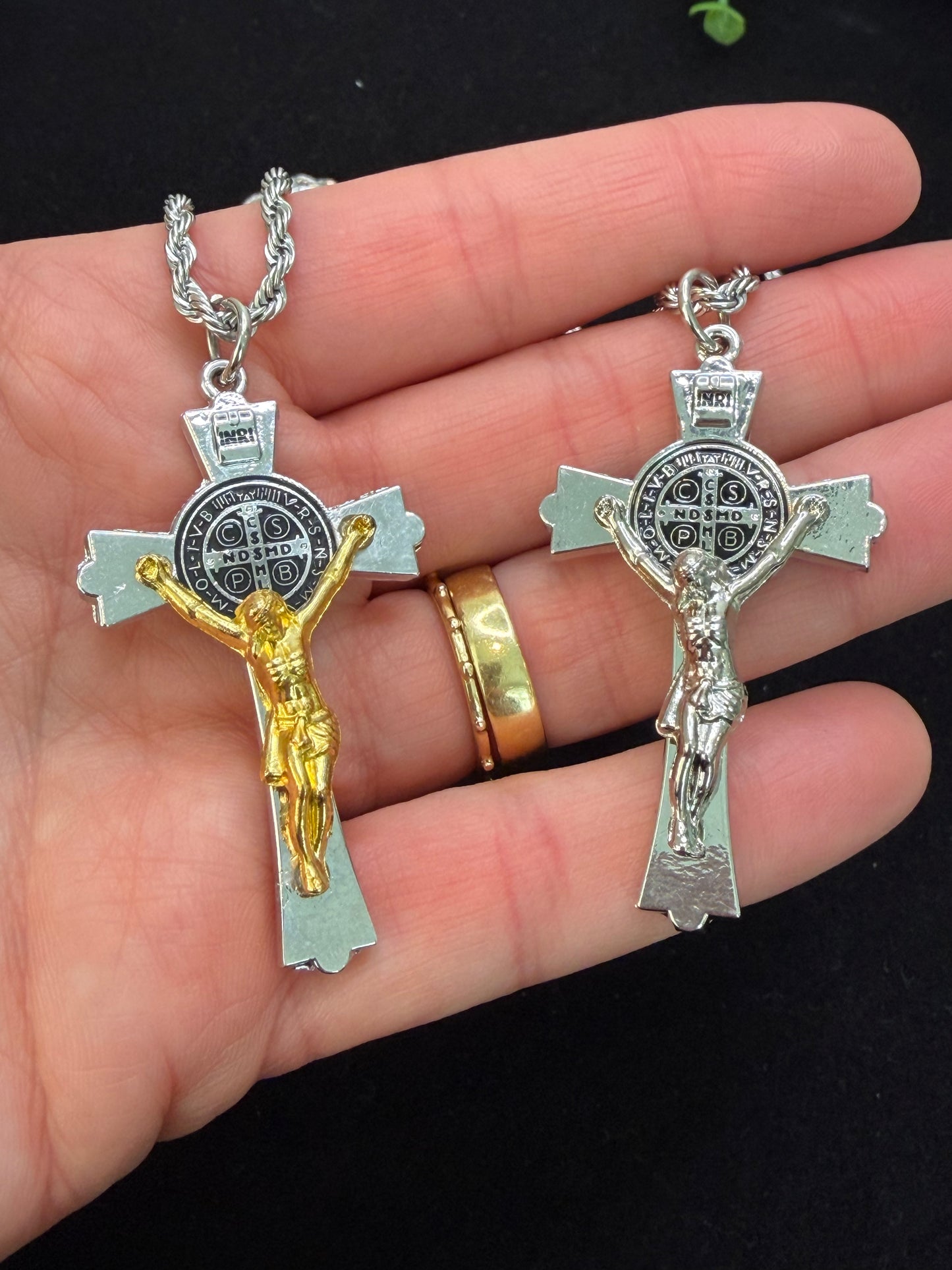 Corrente Masculina Crucifixo