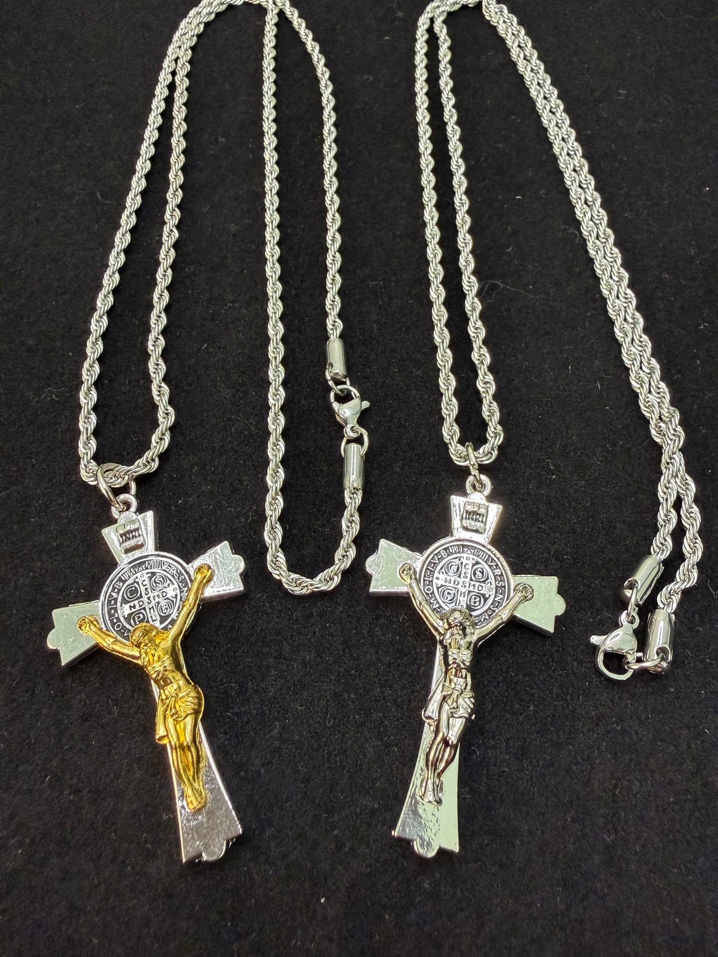 Corrente Masculina Crucifixo