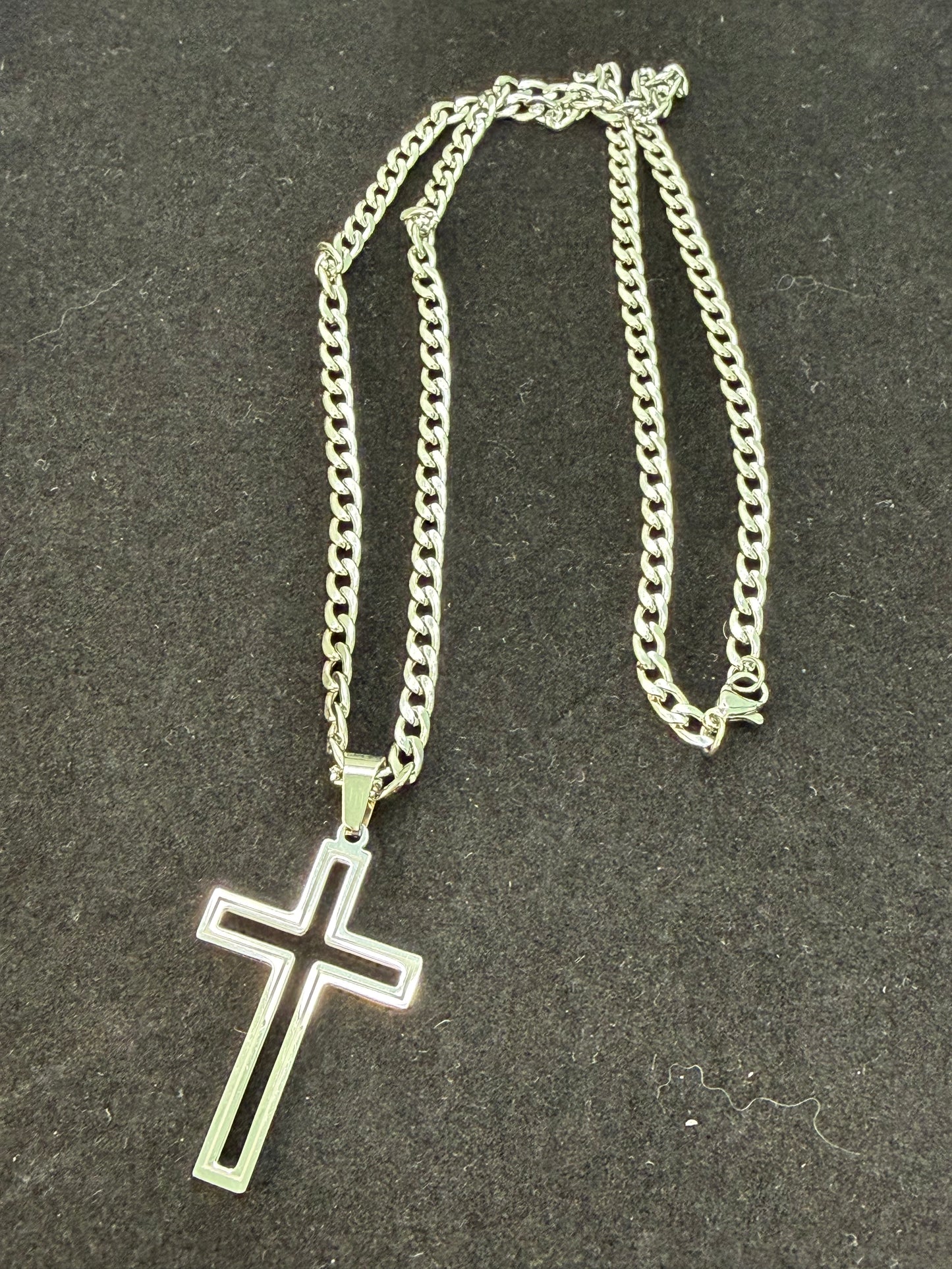 Corrente Masculina Crucifixo