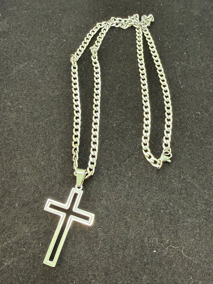 Corrente Masculina Crucifixo