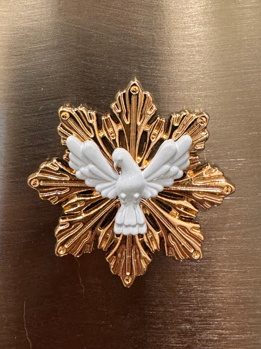 Ímã Esplendor Divino Espírito Santo – Dourado