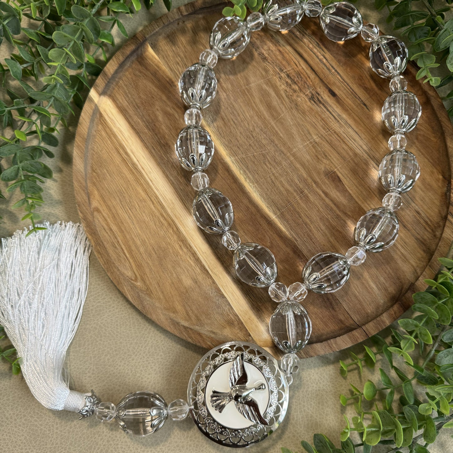 Colar de Mesa Espírito Santo Cristal