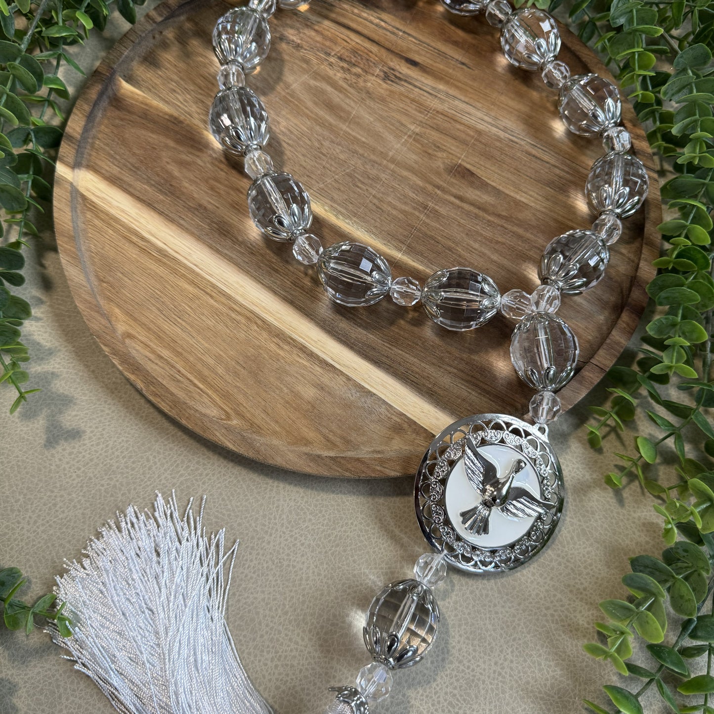 Colar de Mesa Espírito Santo Cristal