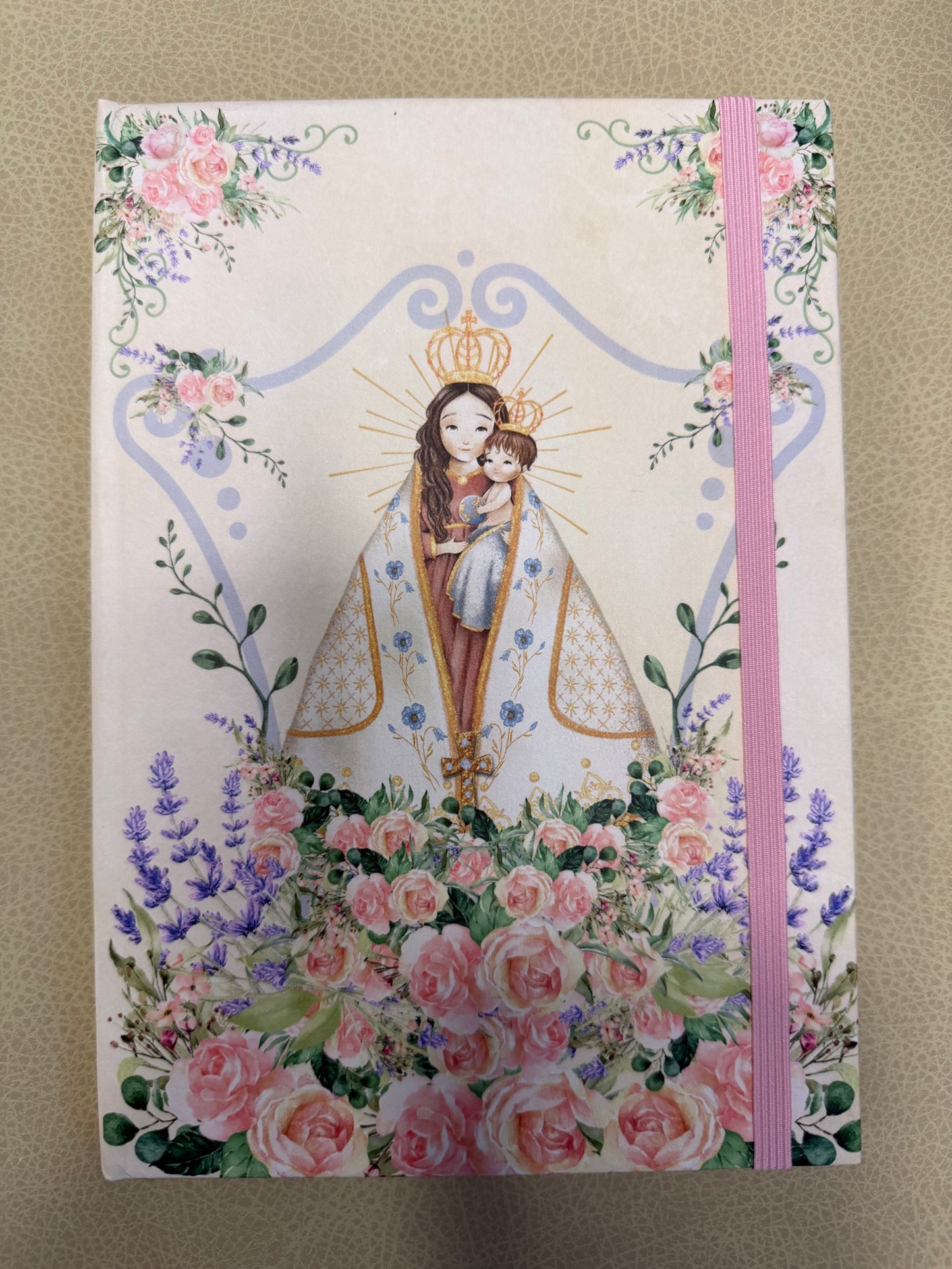 Kit Devocional Mariano – Bloco de Escrita + Xícara