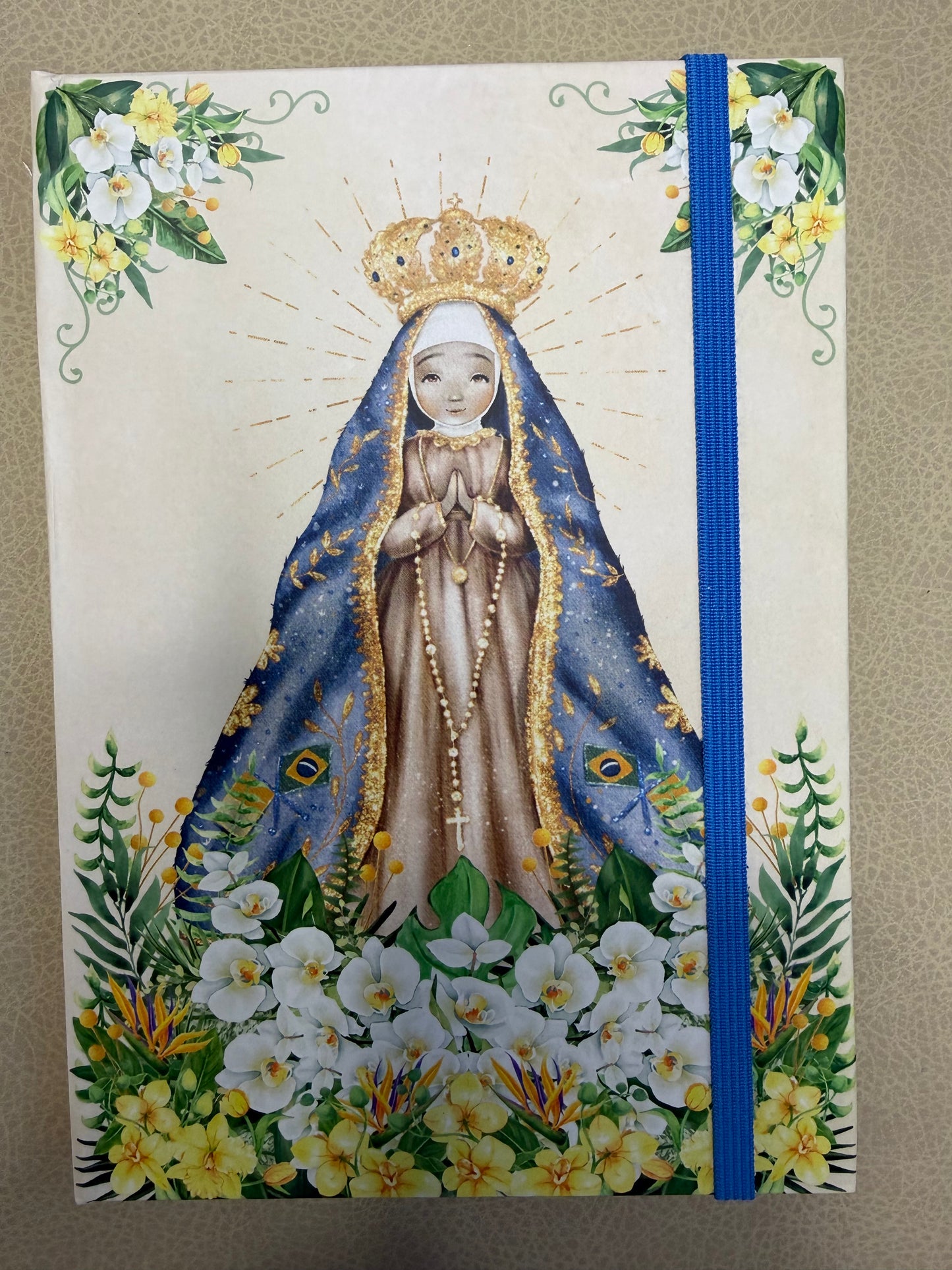Kit Devocional Mariano – Bloco de Escrita + Xícara