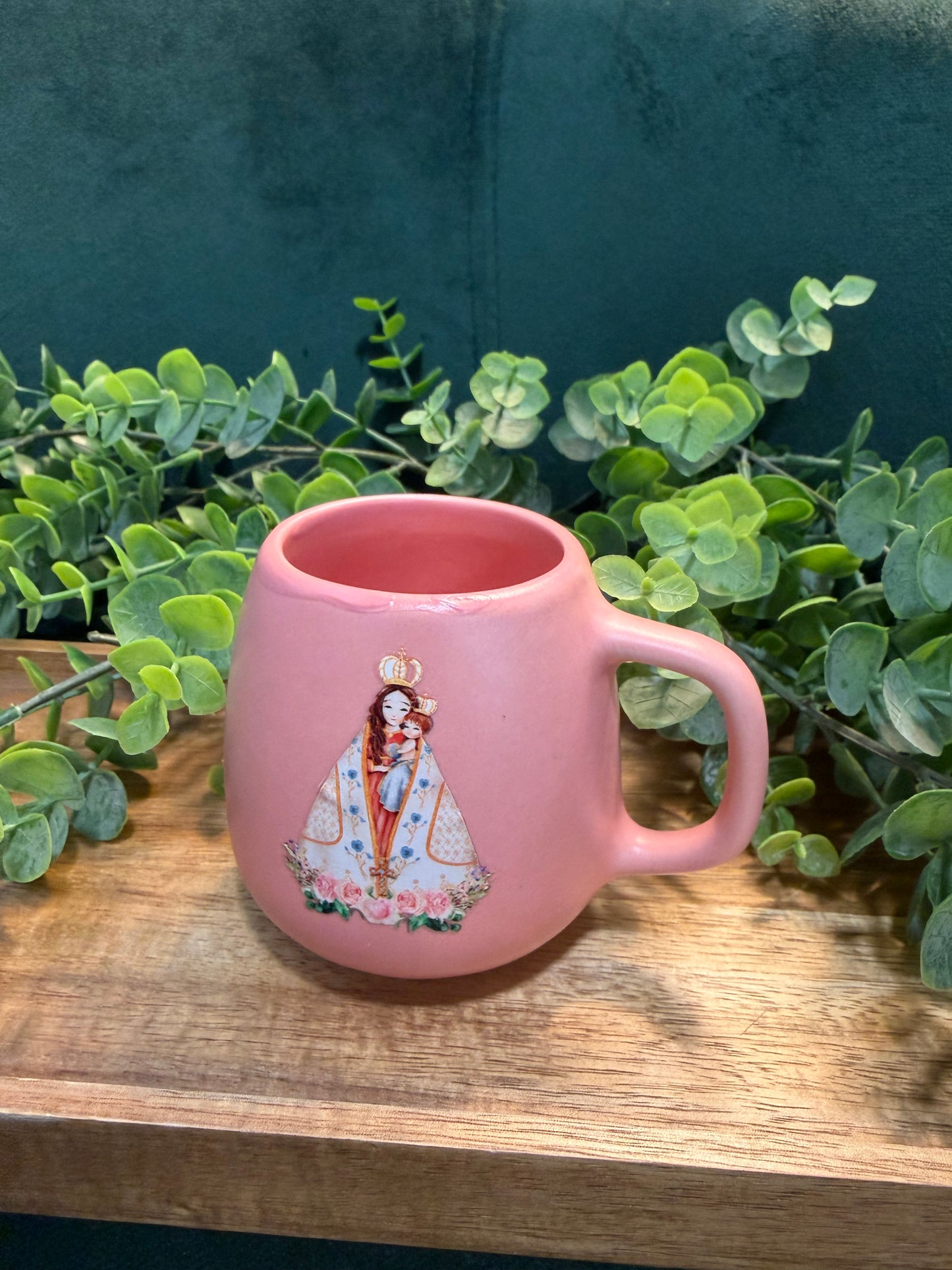 Xícara Mariana em Cerâmica – Coleção Nossa Senhora