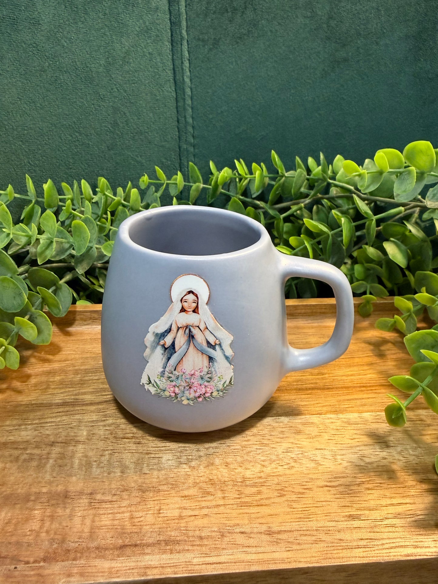 Kit Devocional Mariano – Bloco de Escrita + Xícara