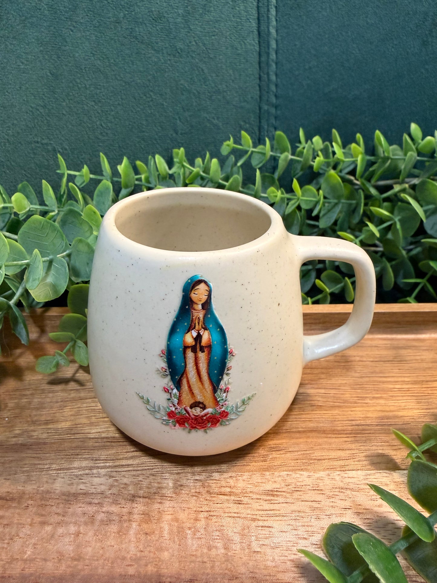 Kit Devocional Mariano – Bloco de Escrita + Xícara